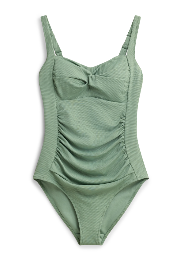 Costum de baie cu pliuri vatuit