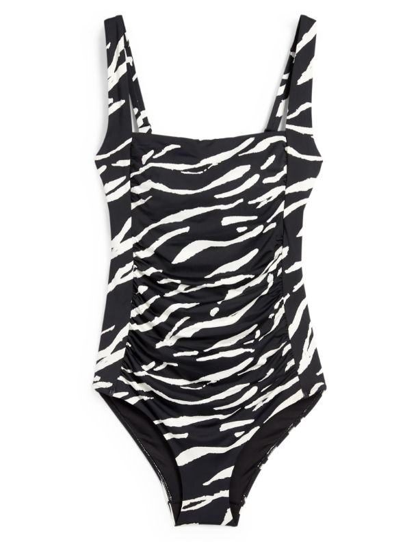 Costum de baie cu pliuri