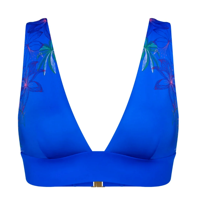 Sutien de baie cu cupe usor buretate si detasabile