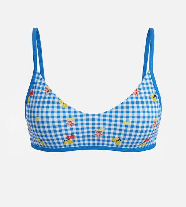 Top bikini cu bureti detasabili