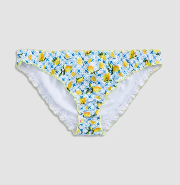 Slip bikini imprimat cu lamai