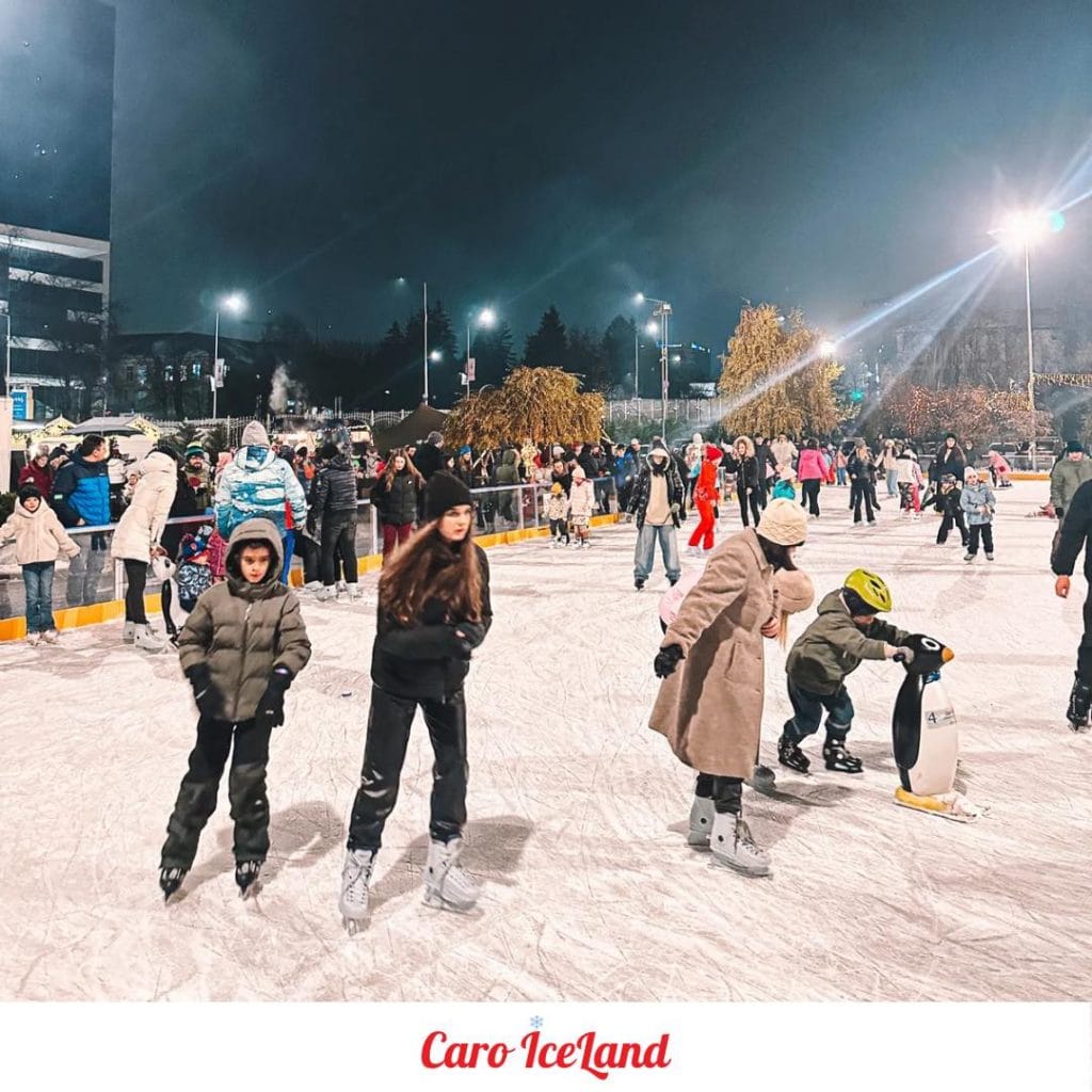 patinoar afara in bucuresti
