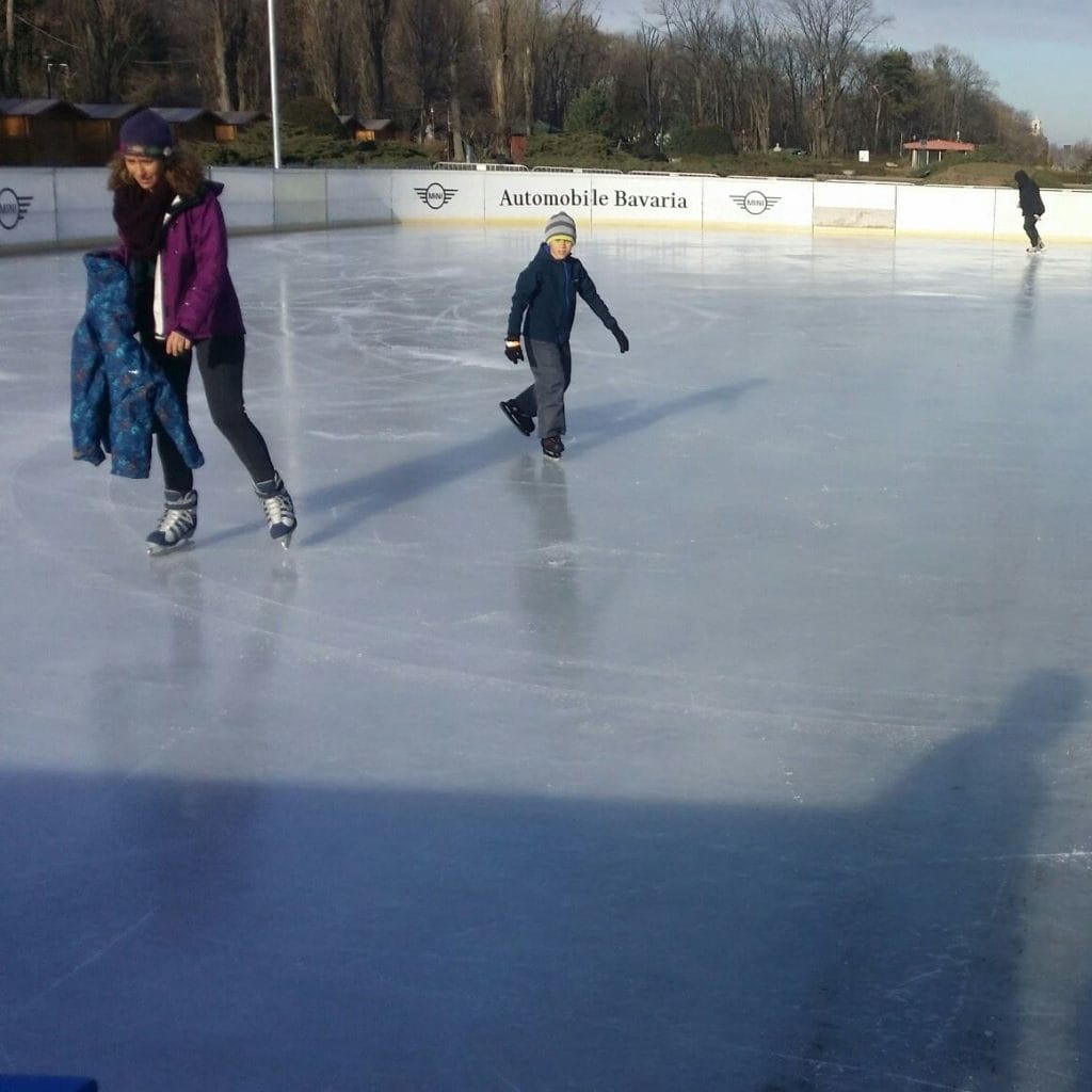 patinoar in parcul herastrau