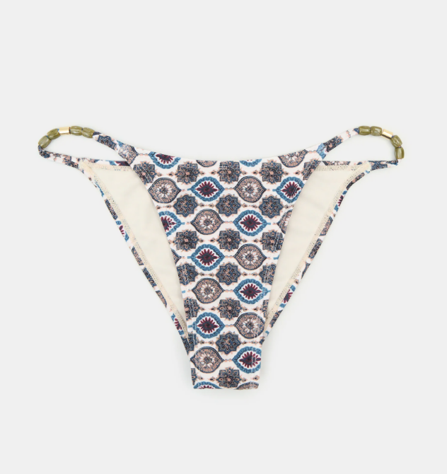 Slip de bikini cu margele decorative