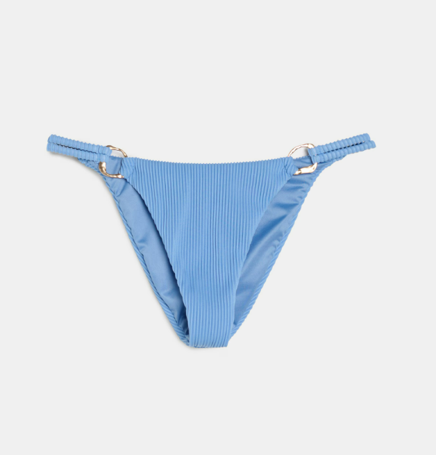 Slip de bikini cu detalii metalice