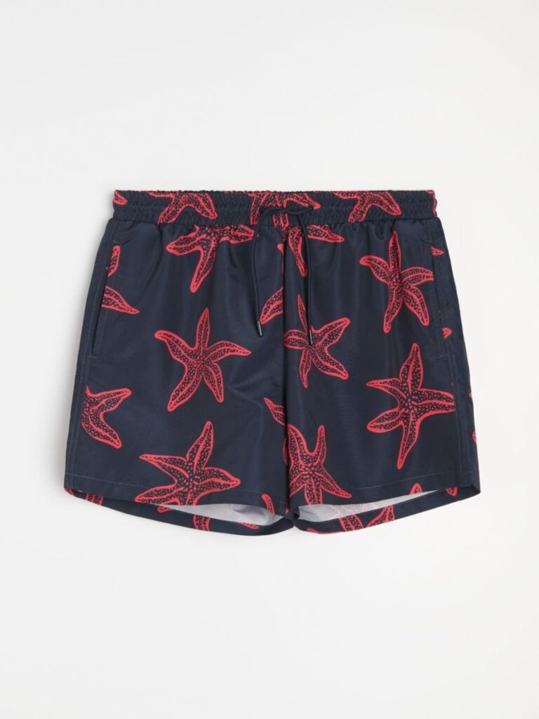 Sort de baie cu motiv stele de mare