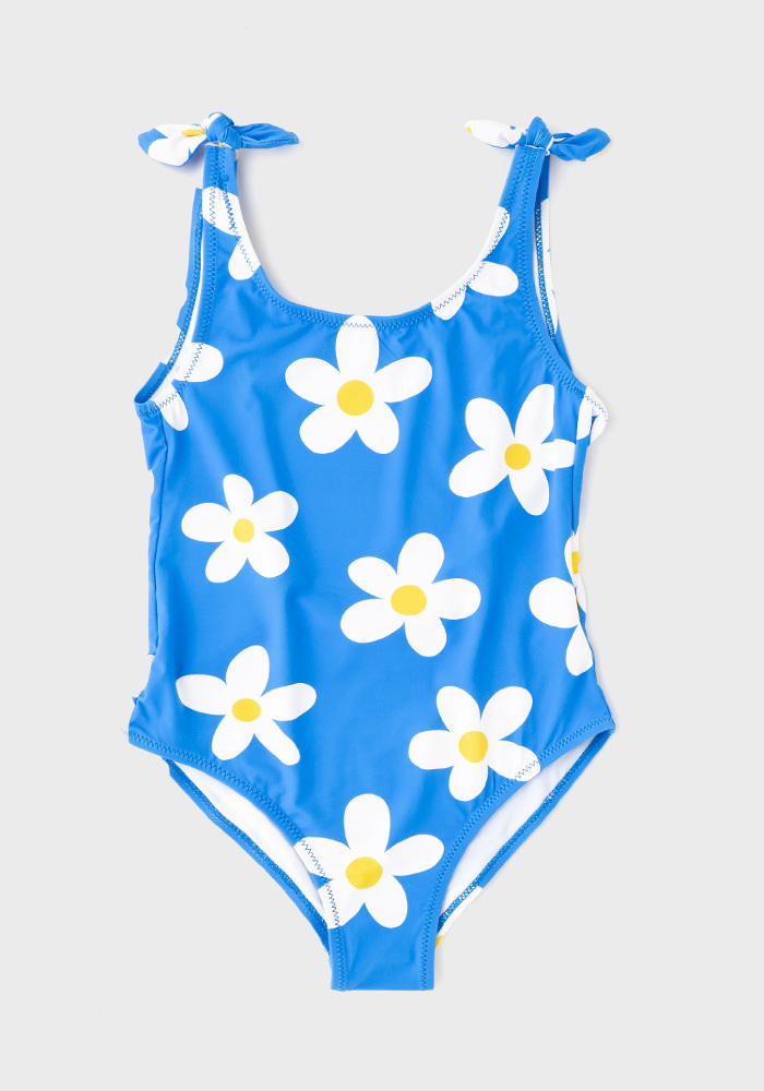Costum de baie fete model floral