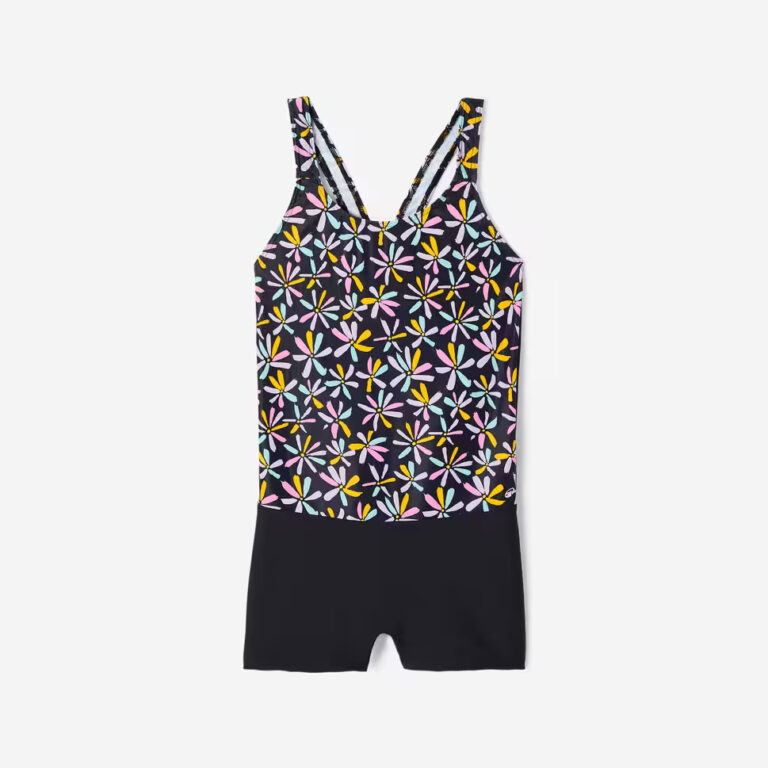 Costum de baie intreg cu motiv floral