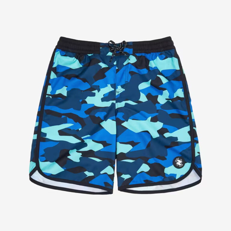 Costum de baie albastru pentru baieti