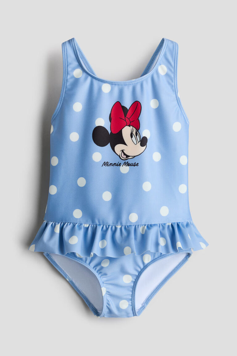 Costum de baie fete cu Minnie Mouse